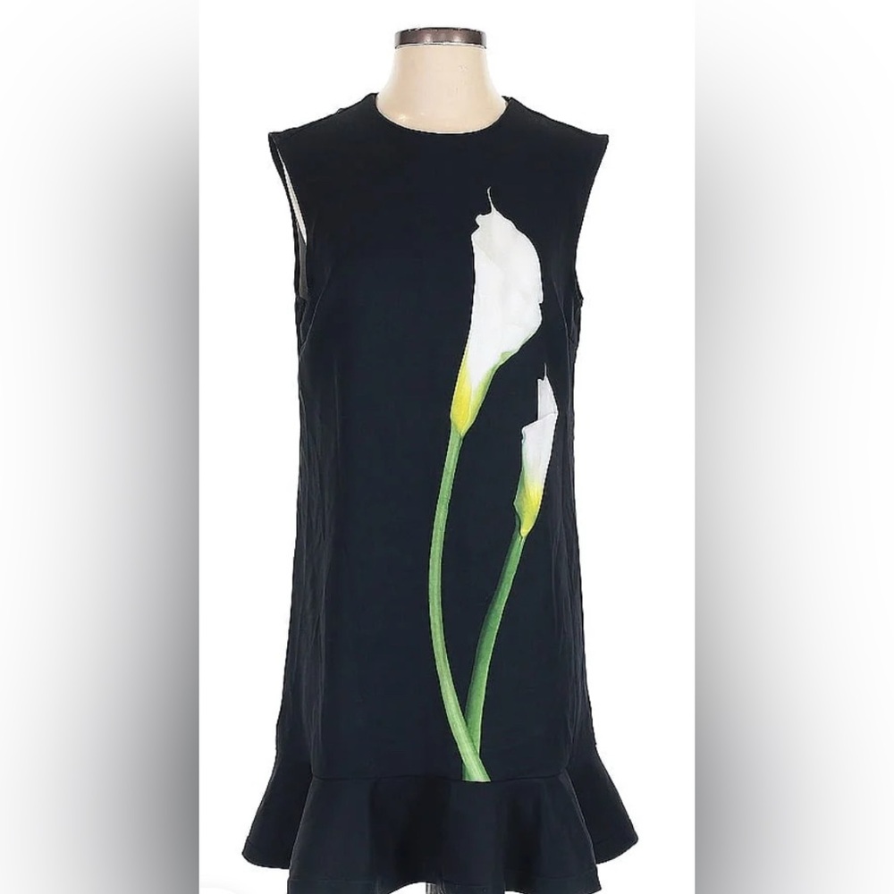 Victoria Beckham for Target Black Midi Sleeveless Dress